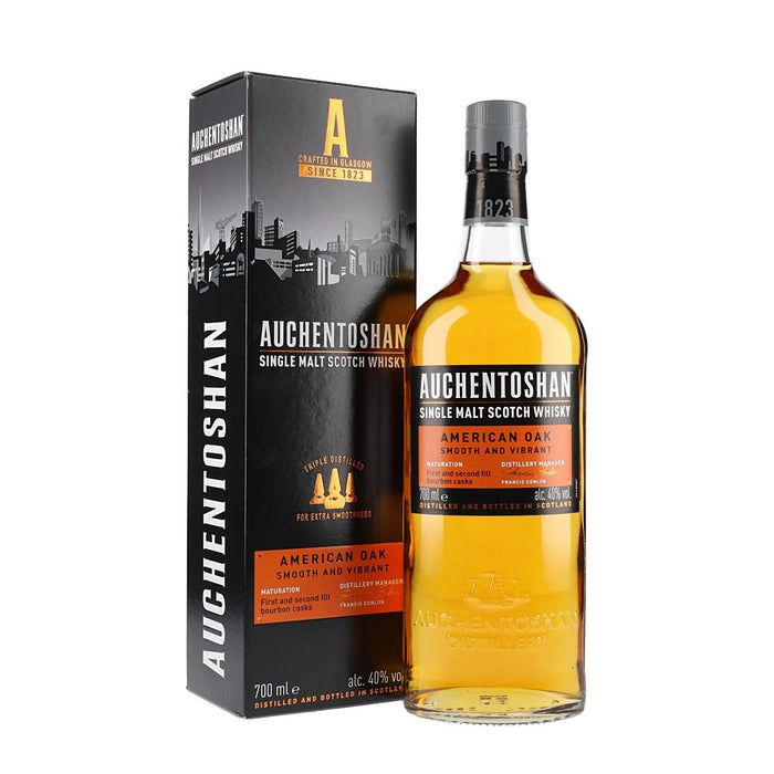 Auchentoshan American Oak Scotch Whisky ABV 40% 70cl With Gift Box