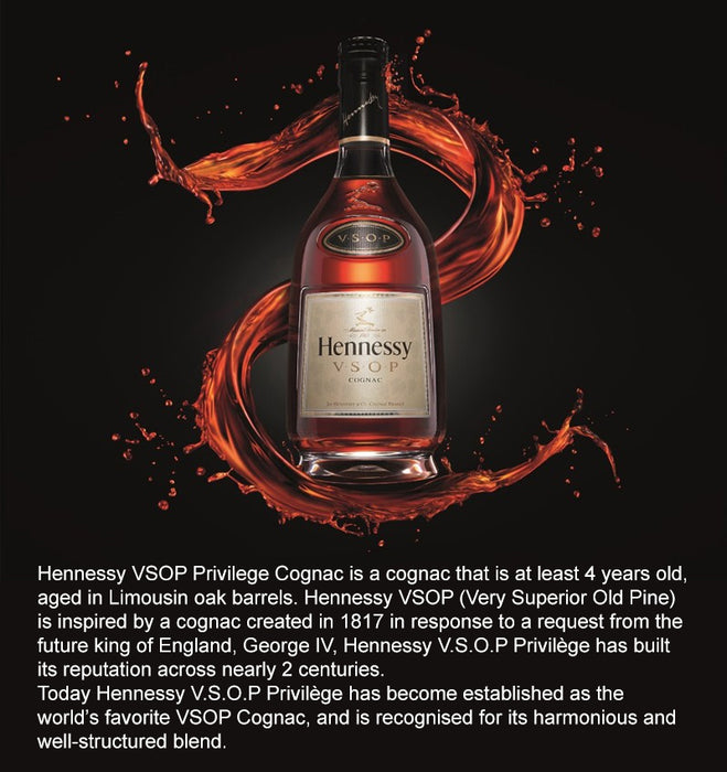 Hennessy VSOP Privilege Cognac 40% 1L gift pack