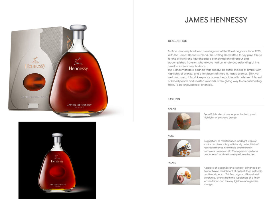 Hennessy James 1000ml with Gift Box (1L) — The Liquor Shop Singapore