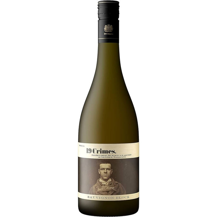 19 Crimes Sauvignon Block White Wine 750ml x 3 Bottles