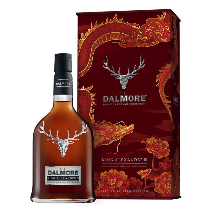 The Dalmore King Alexander lll (Year Of Dragon Festive Pack) Single Malt Scotch Whisky ABV 40% 700ml