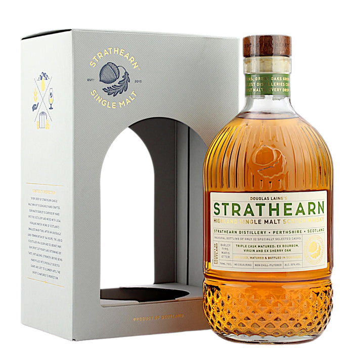 Strathearn Single Malt Triple Cask Matured Highland Single Malt Scotch Whisky ABV 50% 700ml