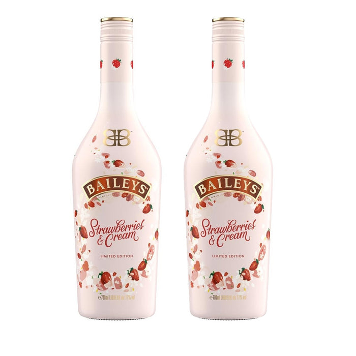 Baileys Strawberry & Cream 700ml x 2 Bottles (Best Before: Nov 2024)