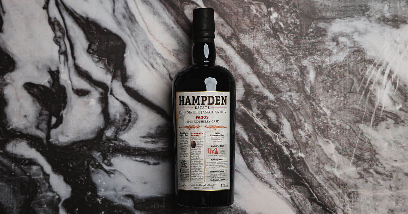 Hampden Estate Pagos 2023 Release Jamaican Rum 100% Ex- Sherry Cask ABV 52% 700ml