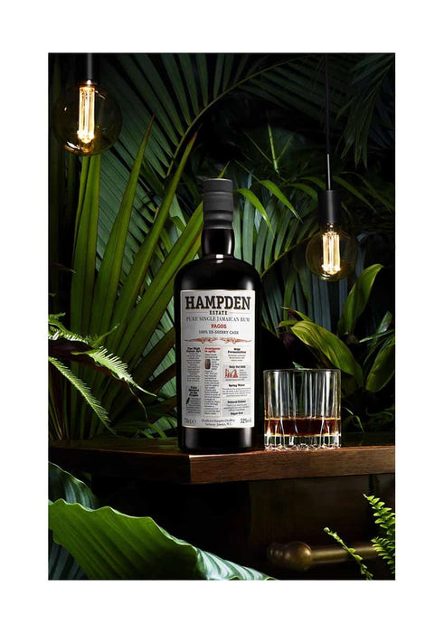 Hampden Estate Pagos 2023 Release Jamaican Rum 100% Ex- Sherry Cask ABV 52% 700ml