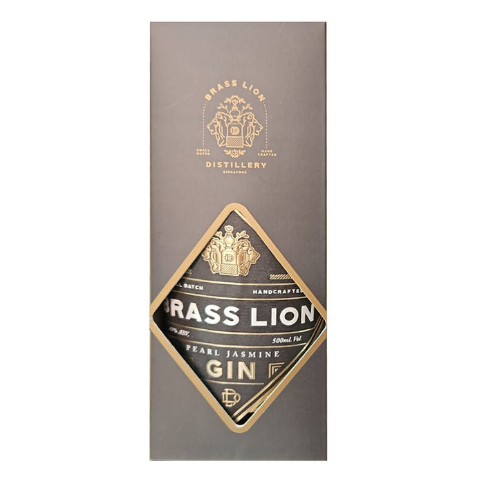 Brass Lion Pearl Jasmine Gin ABV 40% 500ml with Gift Box