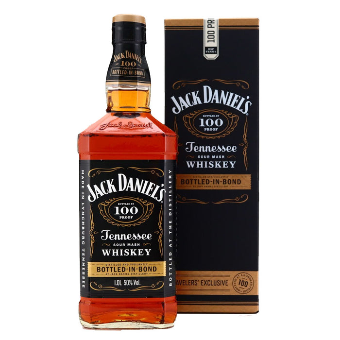 Jack Daniels Bottled in Bond Tennessee Whiskey with Gift Box  ABV 50% 1000ml (1L)