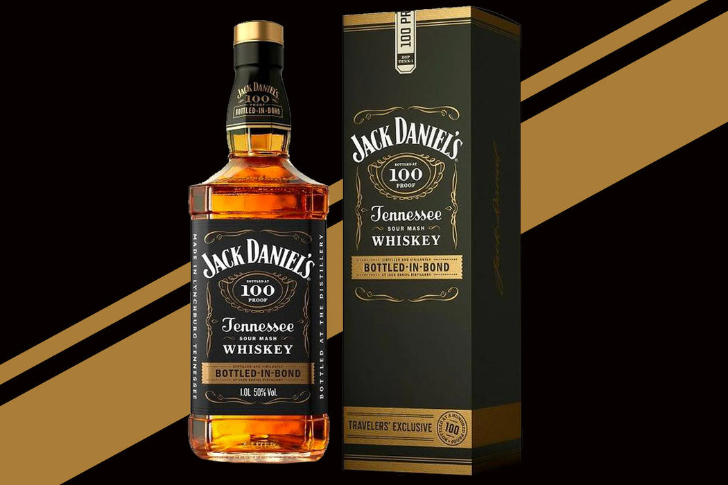 Jack Daniels Bottled in Bond Tennessee Whiskey with Gift Box  ABV 50% 1000ml (1L)