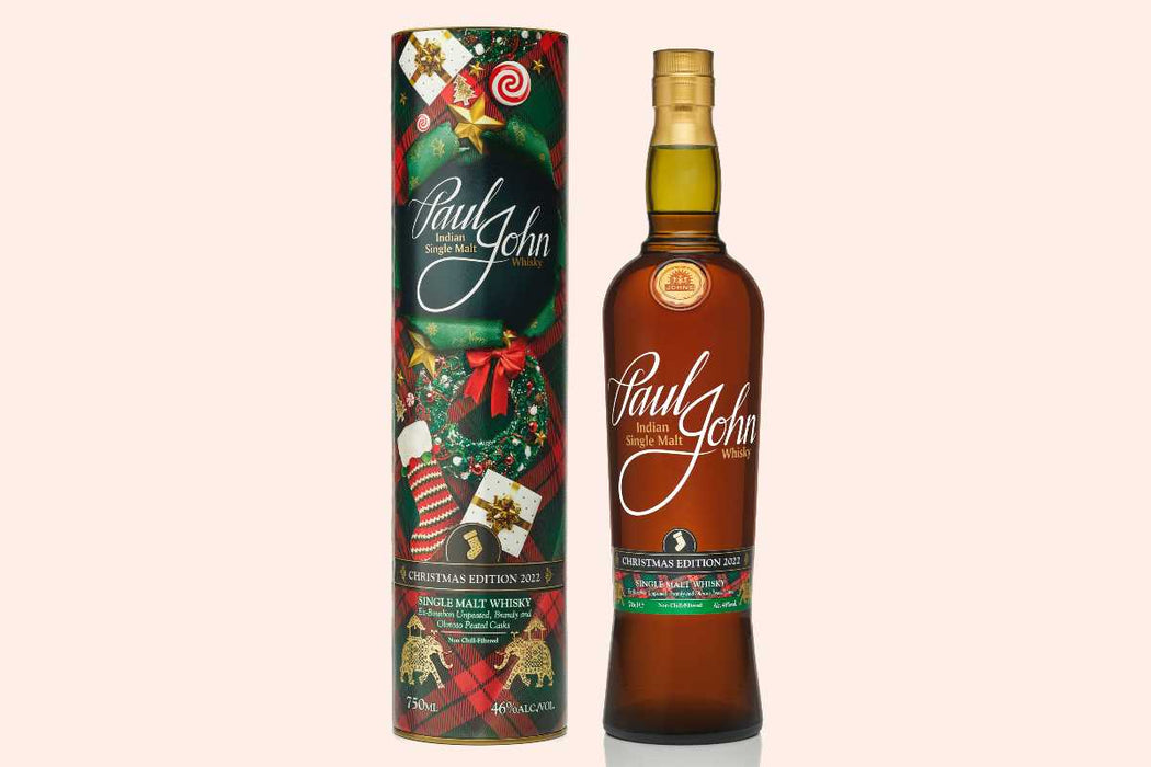 Paul John Christmas 2022 Single Malt Whisky ABV 46% 700ml