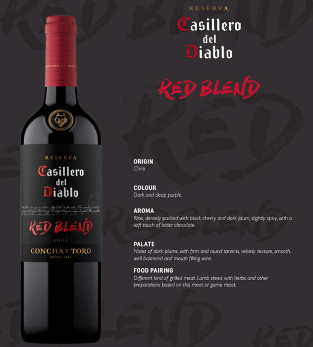 Casillero Del Diablo Reserva Red Blend 750ml