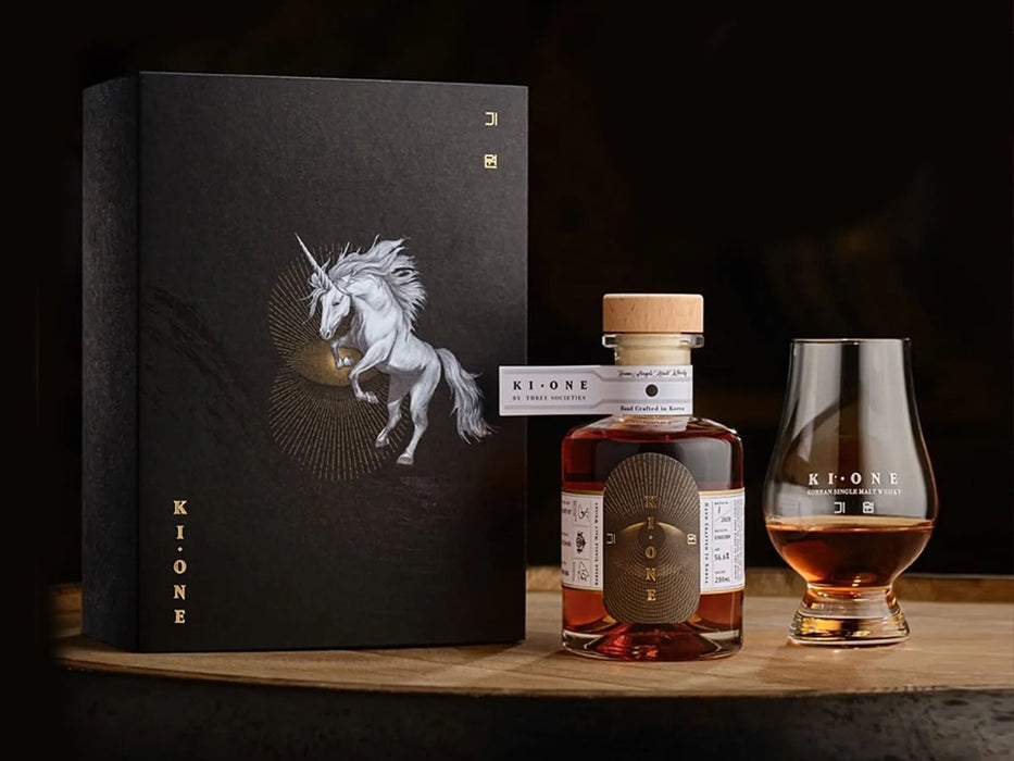 Ki One Unicorn Korean Single Malt Whisky ABV 56.6% 200ml x 1 bottle + Great King Street Artist's Blended Compass Box Scotch Whisky ABV 43% 700ml x 2 bottles (Bundle Deal)