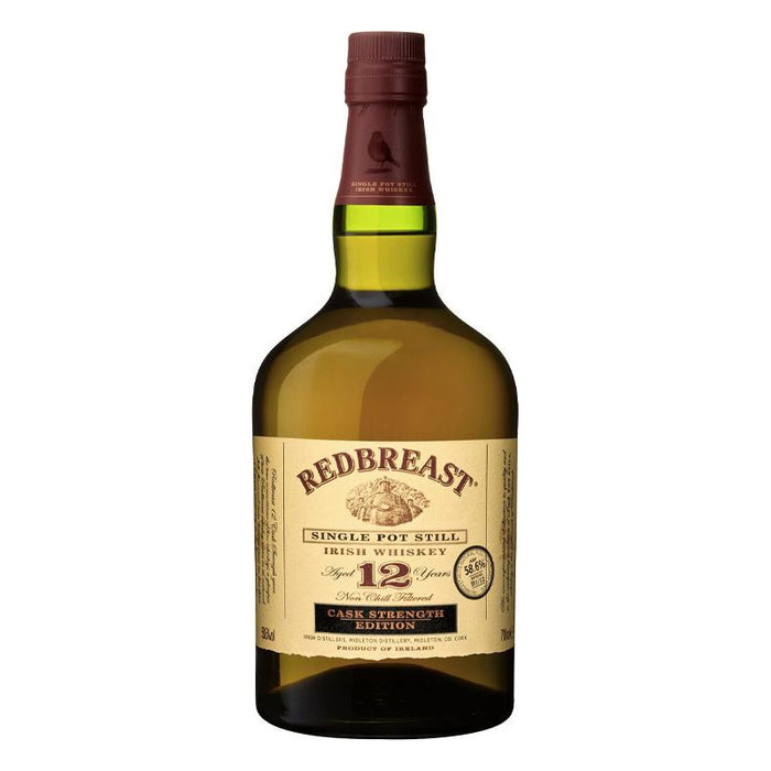 Redbreast 12 Year Single Pot Still Cask Strength Irish Whisky ABV 58.6% 700ml (No Box)