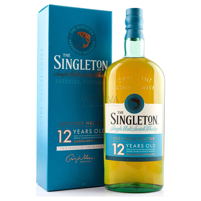 Singleton of Glendullan 12 Years old ABV 40% 1000ml (1L)