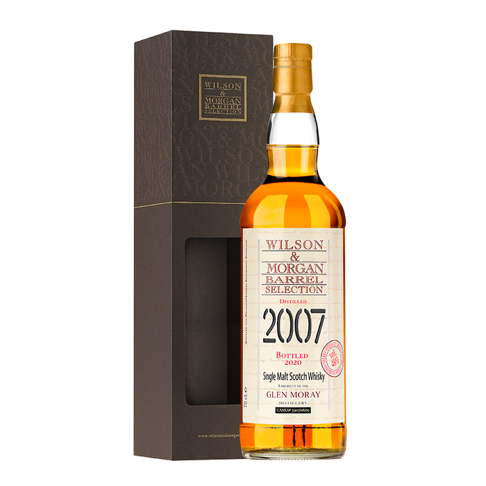 Glen Moray 2007 Wilson & Morgan 13 Year Old Bot.2020 ABV 48% with Gift Box (Olorosso Sherry Finish)