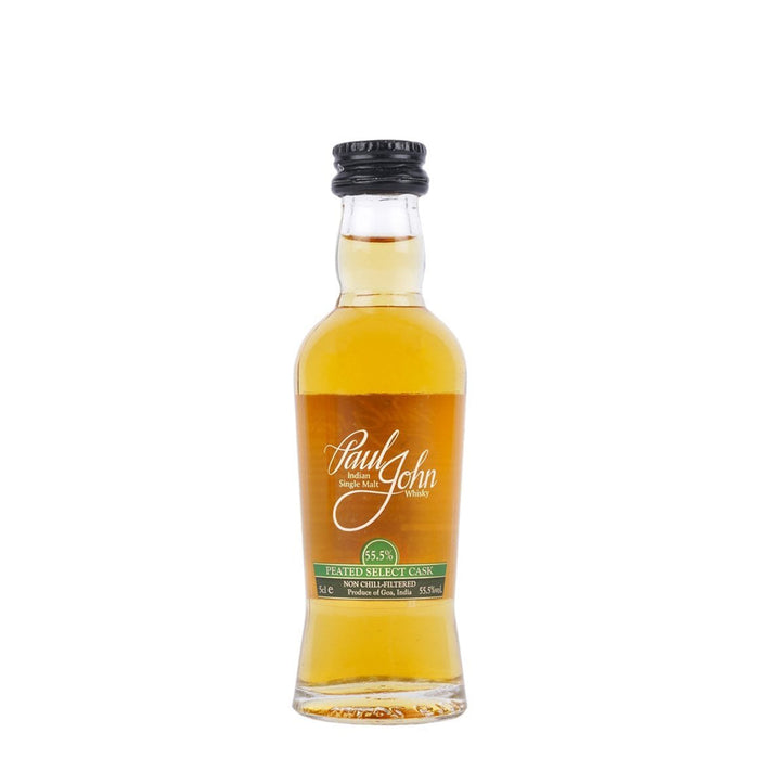 (Miniature) Paul-John Peated Select Cask Indian Single Malt Whisky ABV 55.5% 50ml