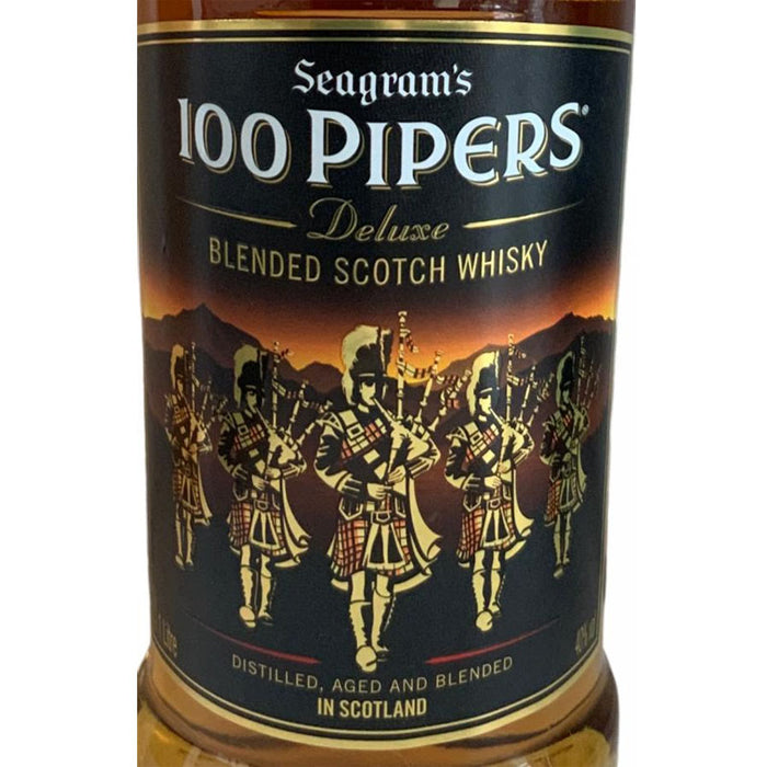 Seagram's 100 Pipers Deluxe Blended Scotch Whisky 1L