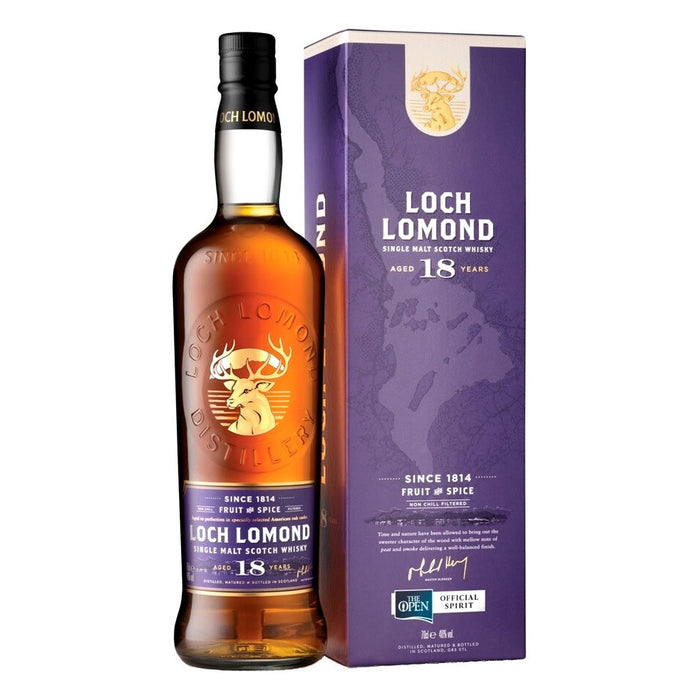 Loch Lomond 18 Year Old Single Malt Scotch Whisky ABV 46% 700ml